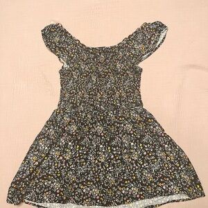 Art Class Girls Off-Shoulder Floral Dress – Size S (6/7)